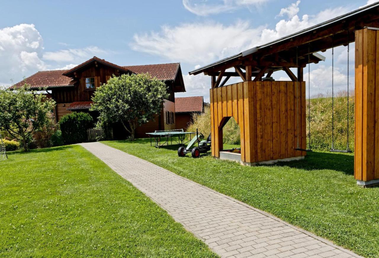 Ferienwohnungen Holzferienhaeuser Leithenwald ซวีเซิล ภายนอก รูปภาพ
