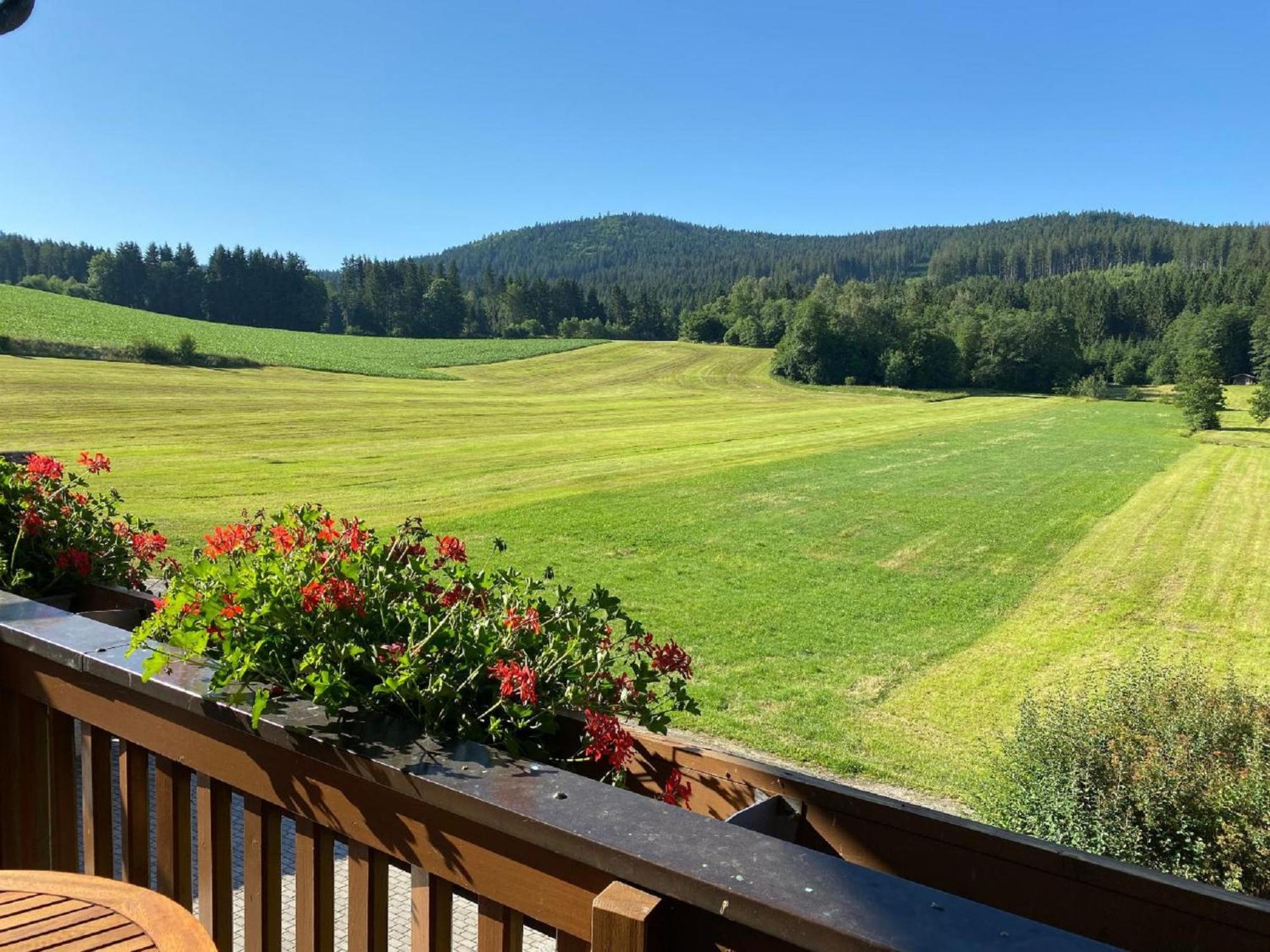 Ferienwohnungen Holzferienhaeuser Leithenwald ซวีเซิล ภายนอก รูปภาพ