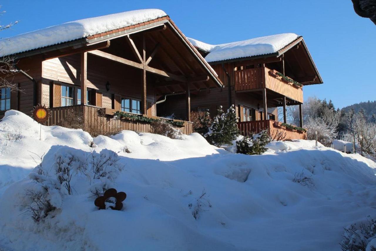 Ferienwohnungen Holzferienhaeuser Leithenwald ซวีเซิล ภายนอก รูปภาพ